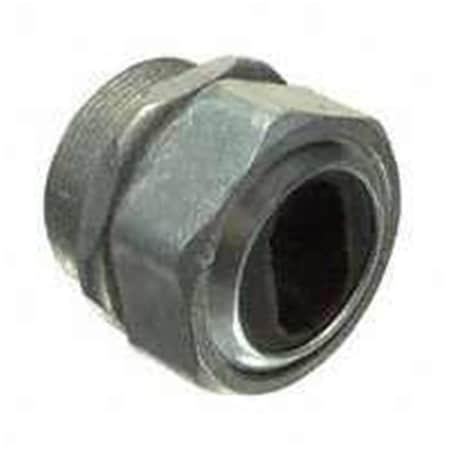 Halex Conduit Fitting Connector, 1-1/4 in, Liquid-Tight, Die Cast Zinc 6775118